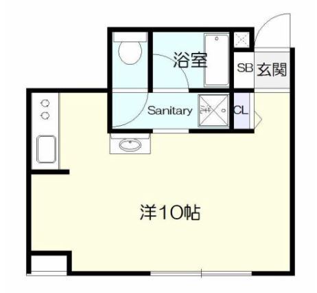 【鹿児島市易居町のマンションの間取り】