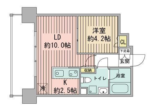 【レオーネ中島公園の間取り】