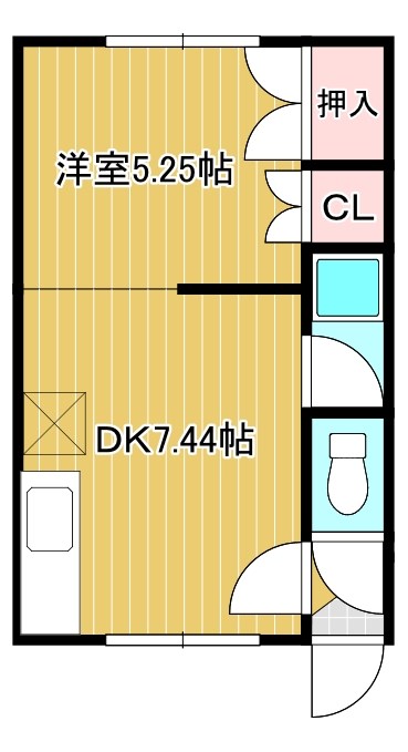 コーポ青葉の間取り