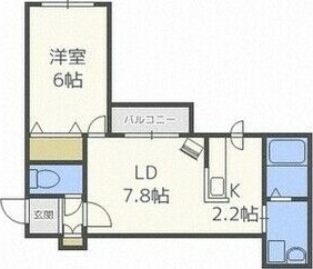 メープル豊平公園の間取り