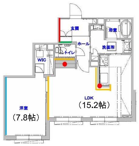 【シャーメゾン　ヴィア　ソーレの間取り】