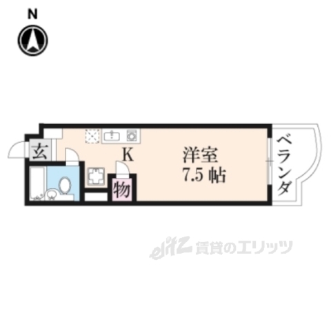 コーストハイツ友湖の間取り