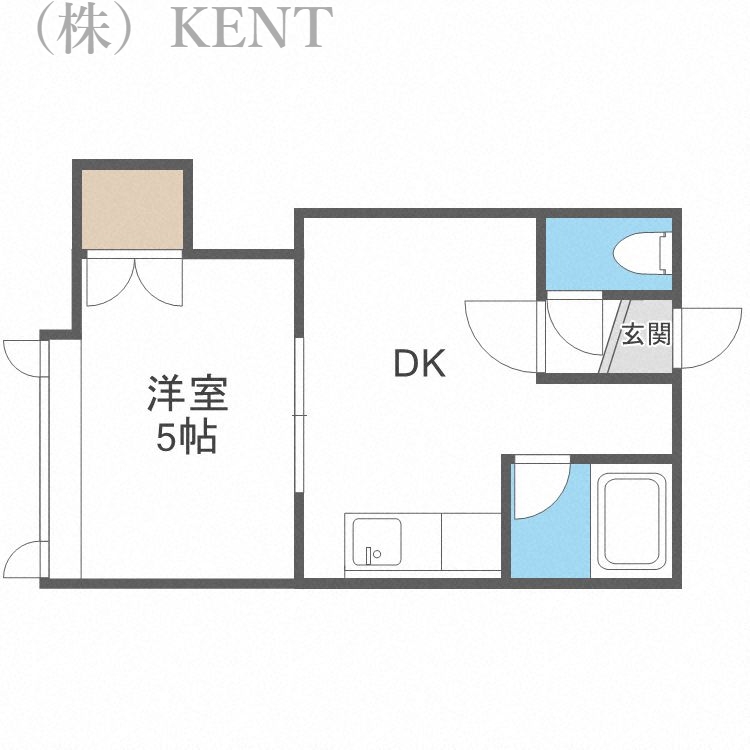 Ｍｉａｃａｓａ山の手の間取り