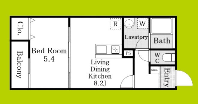 Mew　Style　Apartmentsの間取り