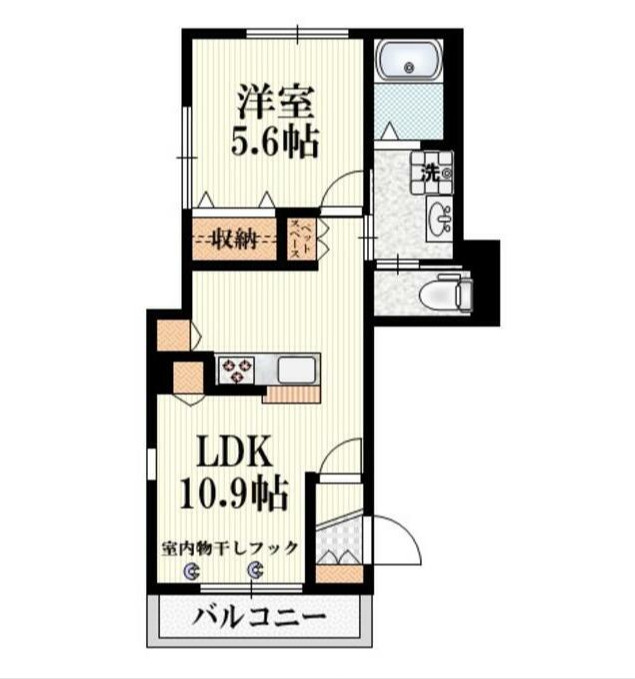 杉並区阿佐谷北のマンションの間取り