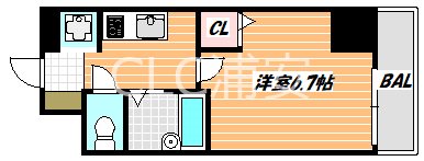 浦安市当代島のマンションの間取り