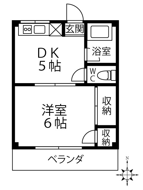 吉川ハイツの間取り