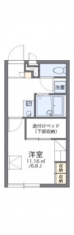 レオパレス浜大津の間取り