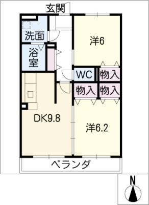 ショコラブランの間取り