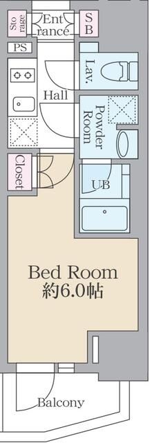 渋谷区千駄ヶ谷のマンションの間取り