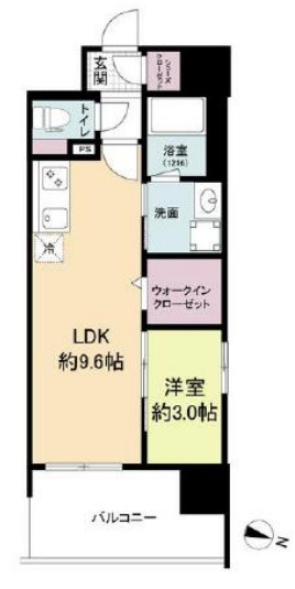 リヴェント難波サウスの間取り