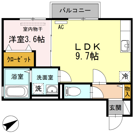 リッチローズの間取り