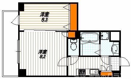 プレサンス京都四条烏丸響の間取り