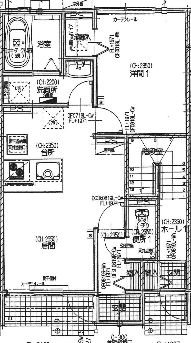 ブランノワール関原E棟の間取り