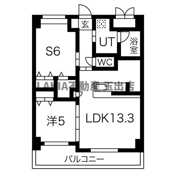 シャンピア西田辺の間取り