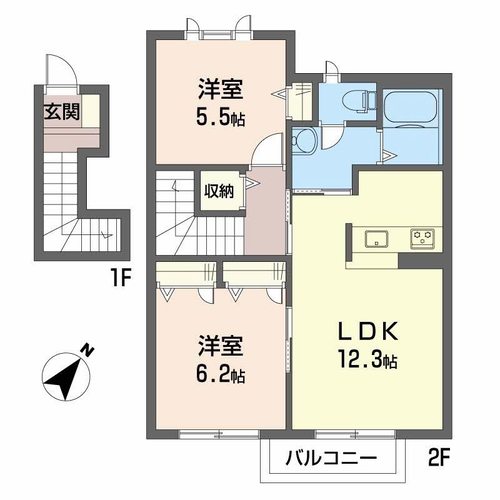 ベェルドミールの間取り