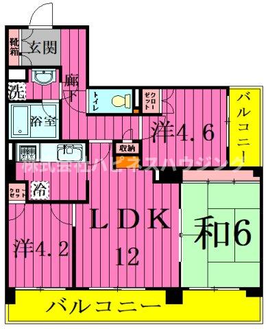 パーク・ノヴァ柏の間取り