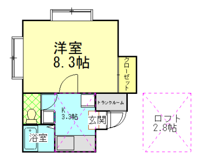 メイプル五番館の間取り