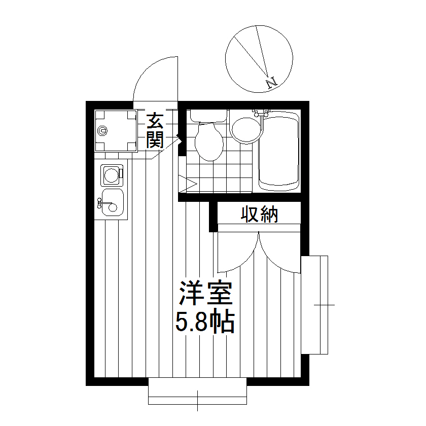 KNハイツの間取り