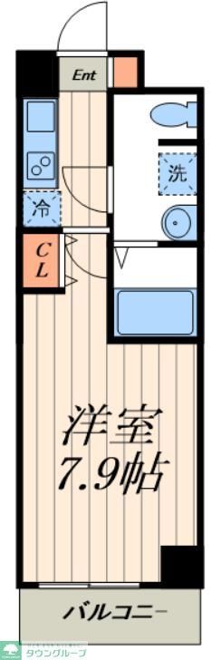 江東区亀戸のマンションの間取り