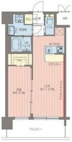 東大阪市下小阪のマンションの間取り