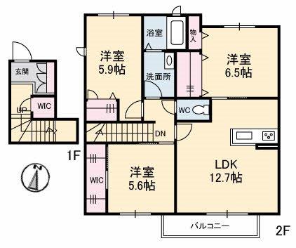 サン・プレジオ　妙の間取り