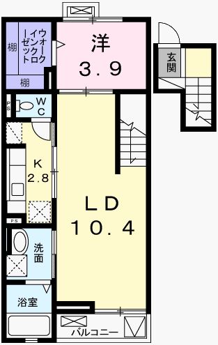 【ステラ　アイエスの間取り】