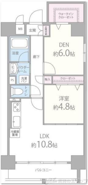 グランシャリオ江坂の間取り