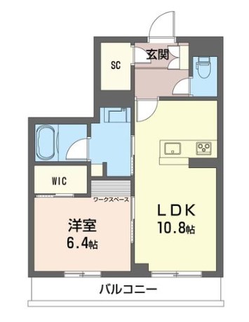 エスペランサ大宮の間取り