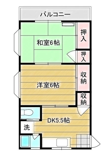 六木セントラルビレッジの間取り