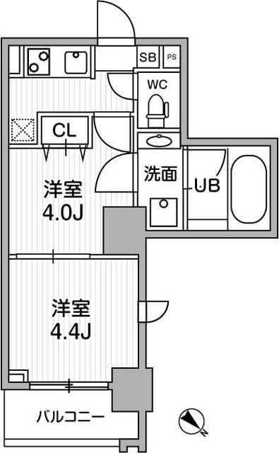 リテラス三軒茶屋サウスの間取り