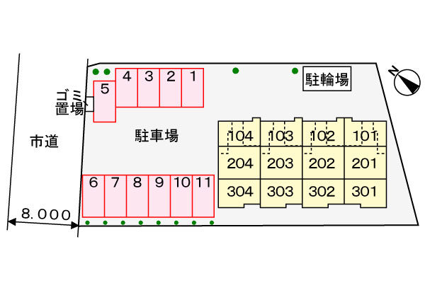 【呉市広白岳のアパートのその他】