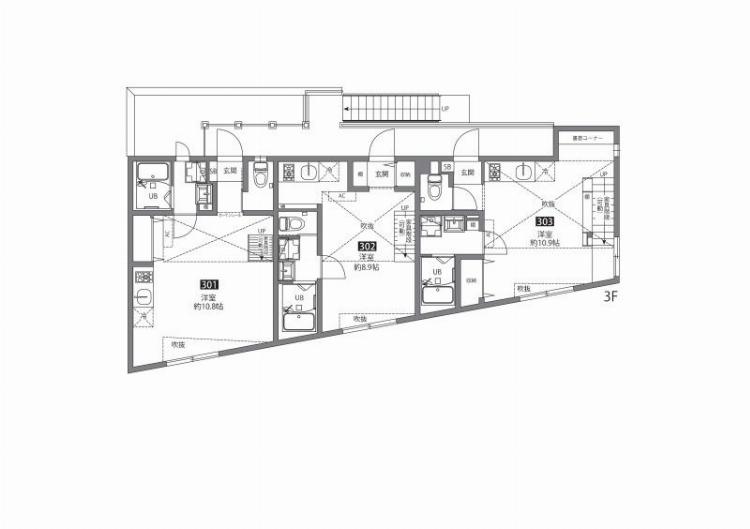 梅ヶ丘ベースの間取り