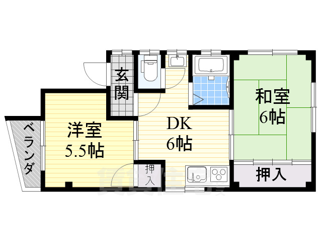 野崎マンションの間取り