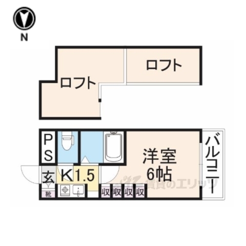 ロイヤルハイツ橿原２の間取り