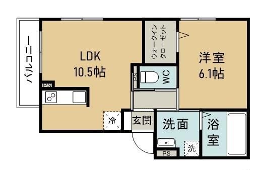 グランデ倉敷駅前の間取り