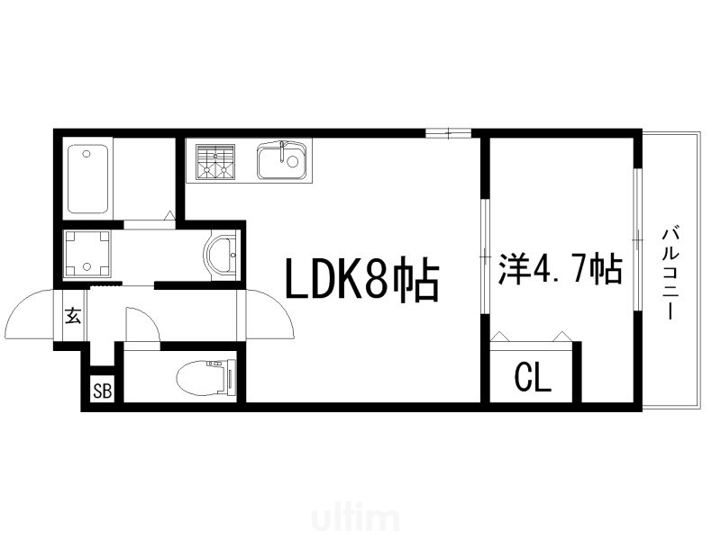 サクシード丹波橋の間取り