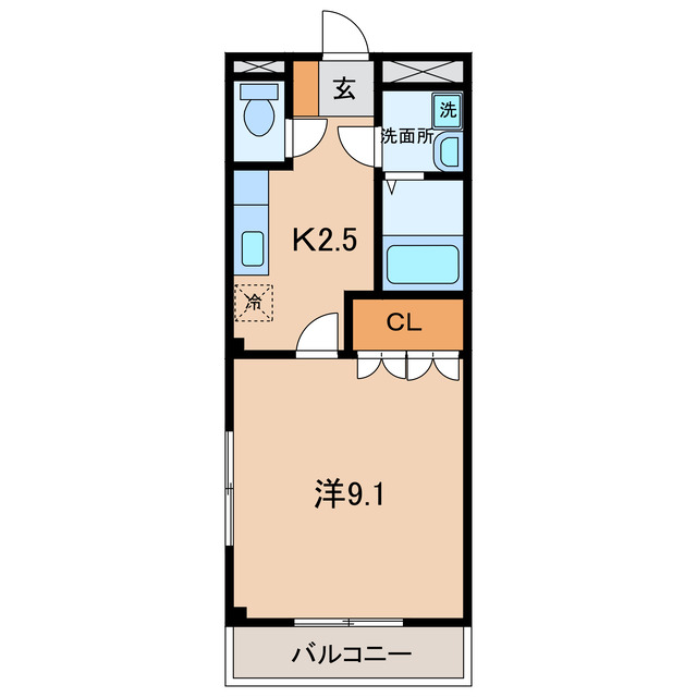 西尾市 2階建 築20年の間取り写真