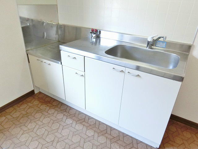 キッチン　2口ガスコンロが設置可能です