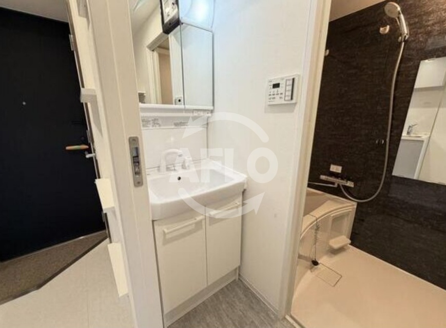 洗面設備　パークヒルズ天保山Moe　洗面所