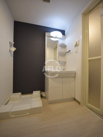 洗面設備　ジアコスモ江戸堀パークフロント　洗面所