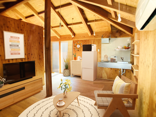 居室・リビング　こちらの家具はＣＧです。家具付きではございません。