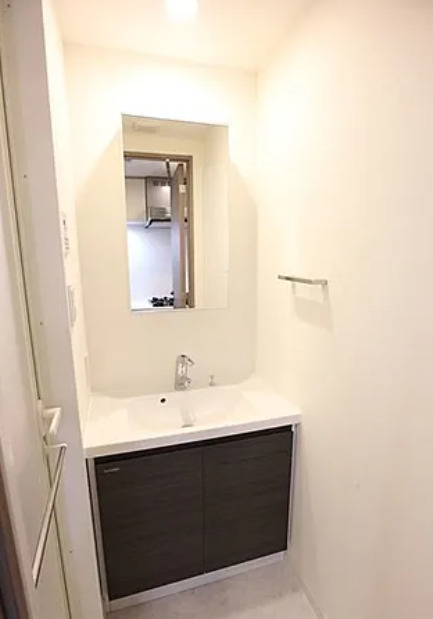 洗面設備　モデルルームです