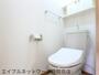 トイレ　ゆったりとした空間のトイレです