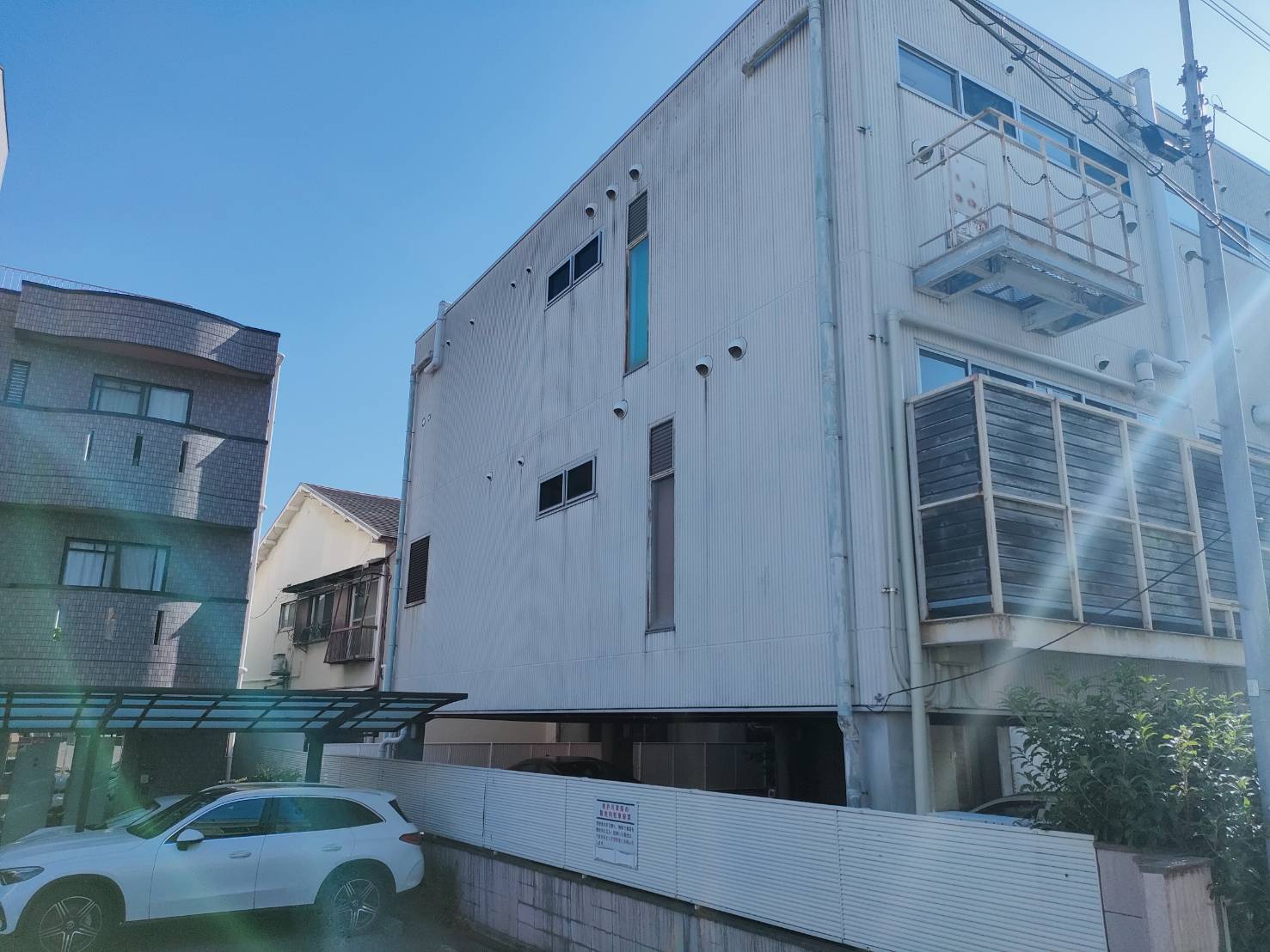 シャトーヤスミマンションの外観写真