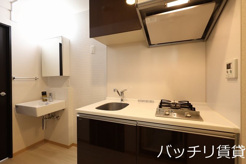 キッチン　同室タイプ掲載のため、現況を優先します。