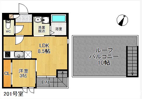 Grandtic Riz 高宮の間取り写真