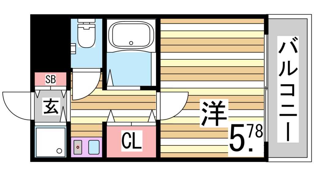 ランドマークシティ神戸西元町の間取り写真