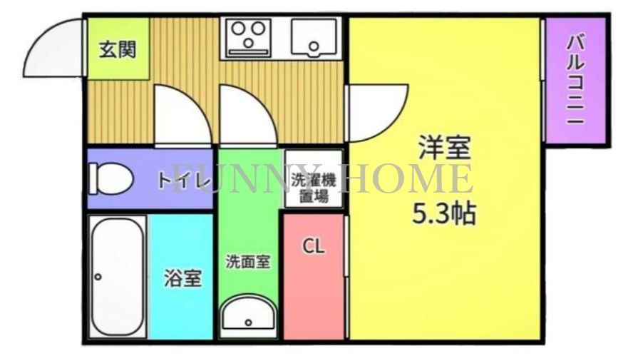 東急目黒線 不動前駅 徒歩10分 3階建 築7年の間取り写真