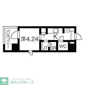 パグーロ西新南の間取り写真